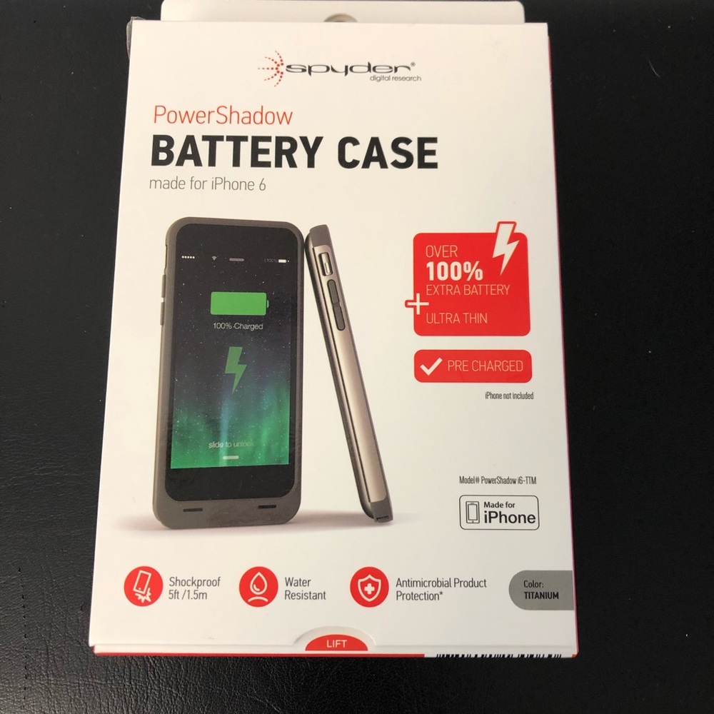 New # SPYDER # Power Shadow Battery Case